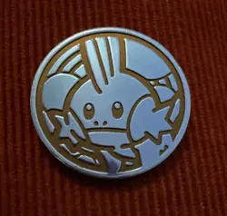Pokemon Trading Card Games Mudkip Blue Plastic Coin Japanese - Image 1