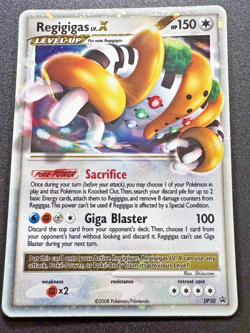 Regigigas LV.X Promo DP30 Pokemon Card Holo Foil Rare HP - Image 1