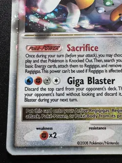 Regigigas LV.X Promo DP30 Pokemon Card Holo Foil Rare HP - Image 5
