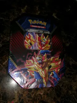 10 Pokemon Trading Card Game Legends of Galar Zamazenta V Tin SEALED - Image 5