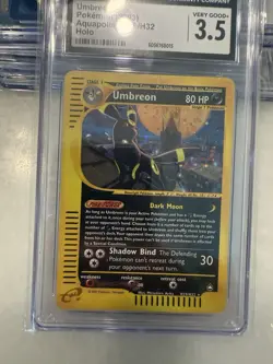 📈 POP 3 🔥 CGC 3.5 Umbreon 2003 Aquapolis H29/H32 Holo Pokemon Card Eeveelution - Image 5