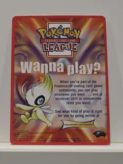 G2U 2001 "Wanna PlayU" INSERT CARD Pokemon Lucky Stadium Black Star Promo - Image 1