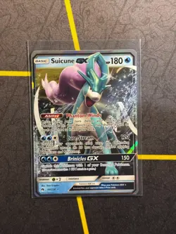 Suicune GX 60/214 - Pokemon TCG Lost Thunder Sun & Moon Ultra Rare Card NM - Image 1