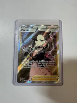 Pokemon Card TCG Marnie 200/202 Full Art Trainer Sword and Shield M/NM - Image 1