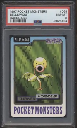 PSA 8 NM-M Bellsprout No. 069 Carddass 1997 Japanese Graded Card - Image 1