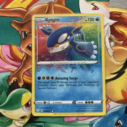 Pokemon TCG 2021 Kyogre Holo Card 21/72 Shining Fates NM/M Condition - Image 1