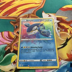 Pokemon TCG 2021 Kyogre Holo Card 21/72 Shining Fates NM/M Condition - Image 2