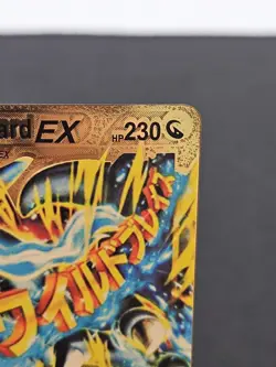 Mcharizard EX Mega M Charizard Gold Foil Fan Art Pokemon Card 108/106 230HP - Image 3