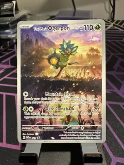 Teal Mask Ogerpon 123 Sv: Scarlet & Violet Promo Cards Holo - DAMAGED - Image 1