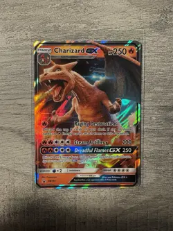 Charizard GX SM195 Sun & Moon Pokemon 2019 TCG Black Star Promo Holo Card - Image 1