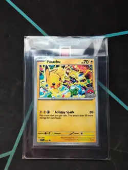 Five (5) Pikachu - SVP 225 - Pokemon World Championship 2025 Promo Card - Image 2