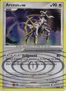 POKEMON TCG - Arceus Holographic Black Star Promo Card DP50 - Image 1