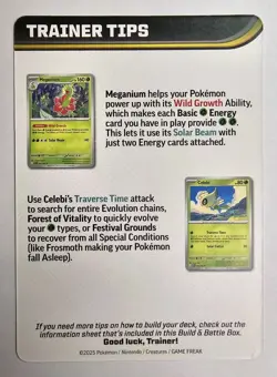 Lucario PreRelease Trainer Tips Mega Evolution Art Card - Image 2