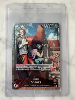 One Piece Shanks PSA Magazine Promo Card Sealed OP09-011 - Image 1