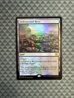 MTG Underground River #267/287 Foil Rare The Brothers’ War (BRO) - Image 1