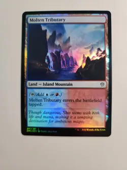MTG Molten Tributary Dominaria United 251/281 Foil Common - Image 1