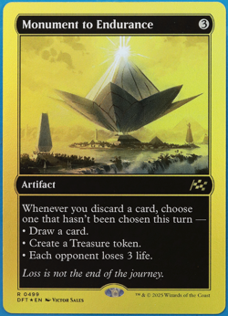 Monument to Endurance (First-Place 499) FOIL Aetherdrift MINT (503625) ABUGames - Image 1