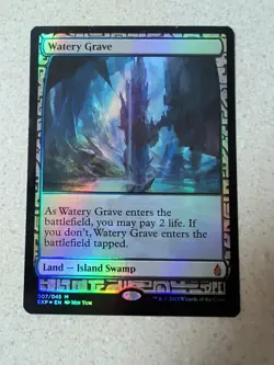Watery Grave (FOIL) - Zendikar Expeditions Series - MTG - NM Condition - Image 1