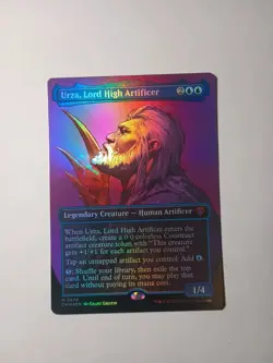 MTG Urza, Lord High Artificer Borderless FOIL - NM/M - Commander Masters 674 - Image 1