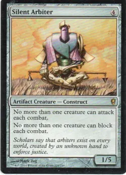MTG: Conspiracy: Silent Arbiter: Lightly Played Condition - Image 1