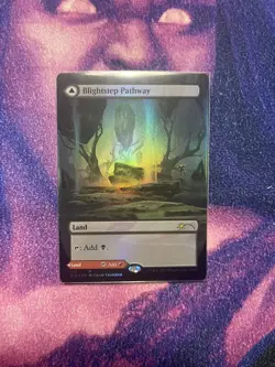 Blightstep Pathway (Borderless). FOIL. Secret Lair. Magic the Gathering - Image 1