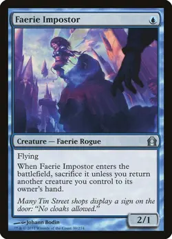 Faerie Impostor 1x FOIL MtG FOIL Return to Ravnica SP/NM - Image 1