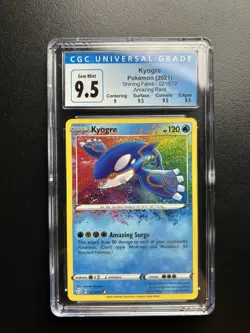 Kyogre Pokemon Shining Fates 2021 Amazing Rare 021/072 CGC 9.5 Gem Mint - Image 1