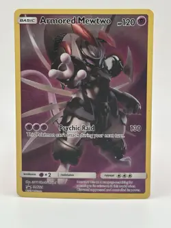 Armored Mewtwo SM228 SM Black Star Promos Pokemon Promos HP-DMG FAST SHIPPING - Image 1