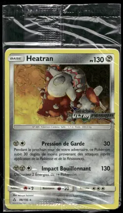 Heatran 88/156 - Pokemon TCG Soleil et Lune Ultra Prisme SEALED Promo FR - Image 1