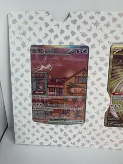 Pokemon 151 UPC Promo Set, Box Fresh: Metal Mew 205, Sealed Mew 053 & Mewtwo 052 - Image 2