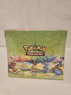 Vibrant Paldea Pokemon Scarlet & Violet TCG Sealed Display of 10 Mini Tins - Image 1
