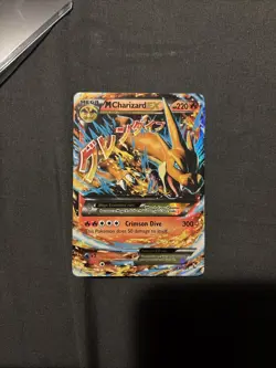 2016 POKEMON FLASHFIRE #13/106 MEGA CHARIZARD EX HOLO - Image 1