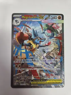 Pokemon Mega Evolutions Mega Lucario Ex SIR 179/132 NM/M Pack Fresh - Image 1