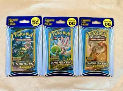 (3) SEALED LOT of POKEMON SUN & MOON UNBROKEN BONDS - DOLLAR GENERAL EXCLUSIVE - Image 1