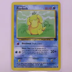 Pokemon TCG Psyduck Team Rocket 65 Regular Unlimited Common - Image 1