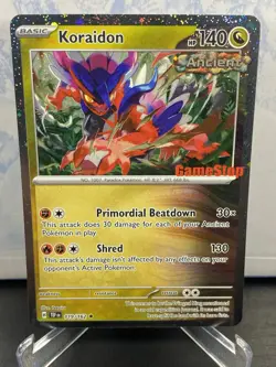 Koraidon - 119/162 - Gamestop Promo NM, English Pokemon Temporal Forces - Image 1