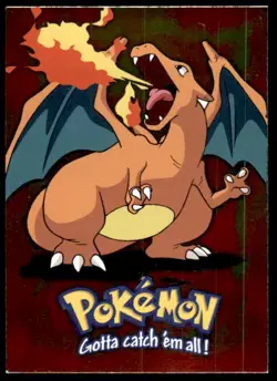 1999 Topps Pokemon the First Movie #E6 Charizard Stage 3 Evolution (Lightly Play - Image 1