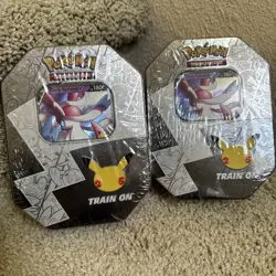 Pokemon Celebrations 25th Anniversary Dark Sylveon V Tin - Sealed - Image 1