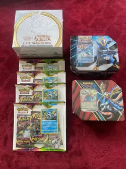 Pokemon TCG Brilliant Stars ETB (Elite Trainer Box) Collectors Bundle - NEW SEAL - Image 1