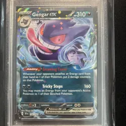 2024 POKEMON TEMPORAL FORCES GENGAR #104/162 PSA 9 - Image 1