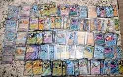 +100 Pokemon EX Rare Holo Lot Prismatic Black Bolt White Flare - Image 1