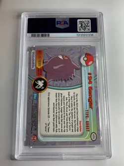 2000 Topps Pokemon #94 Gengar Rainbow Foil Series 2 PSA 5 Excellent - Image 2
