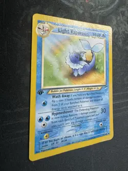 💦1ST EDITION LIGHT VAPOREON💦 | First Vintage Pokemon | Neo Destiny 52/105 | 📈 - Image 4