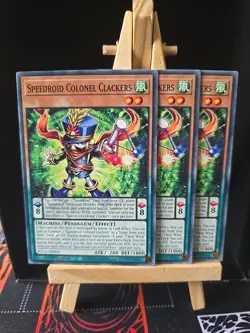 Speedroid Colonel Clackers ×3 - SUDA-EN006 - Common - 1st Edition - YuGiOh - Image 1