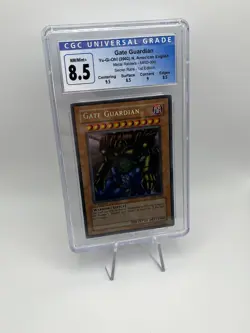 Gate Guardian Yu-Gi-Oh! 2002 NA English MRD-000 Secret Rare 1st Edition CGC 8.5 - Image 1