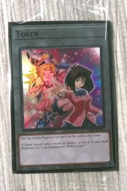 FACTORY SEALED YU-GI-OH! TOKEN TKN5-EN022 Tea & Dark Magician Girl ALIN NM/MINT - Image 1