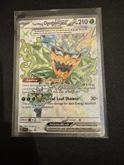 Pokemon TCG Teal Mask Ogerpon EX 166 Black Star Promo Holo Card NM Condition - Image 1