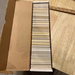 Unsearched Card Collection Over 4 Lbs Of Cards. App. 1000 Count Variety UU - Image 1