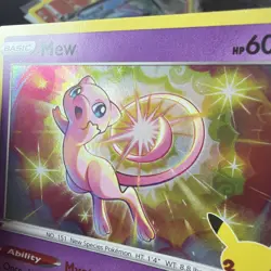 Pokemon Card Celebrations Set Mew 011/025 Holo Rare 25th Anniversary - Image 2