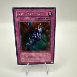 Yu-Gi-Oh! Acid Trap Hole DDS-005 Dark Duel Stories Holo Promo Card NM Yugioh TCG - Image 1